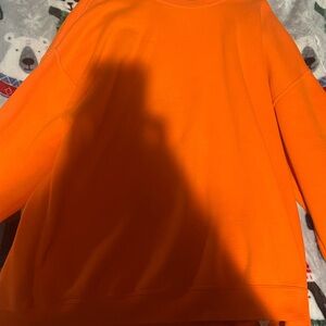 Vibrant Orange Sweatshirt